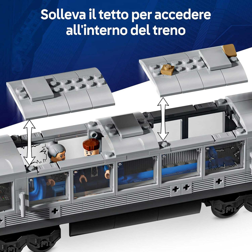 LEGO - Super Heroes Marvel Spider-Man Contro Doc Ock: Duello Sul Treno 76321