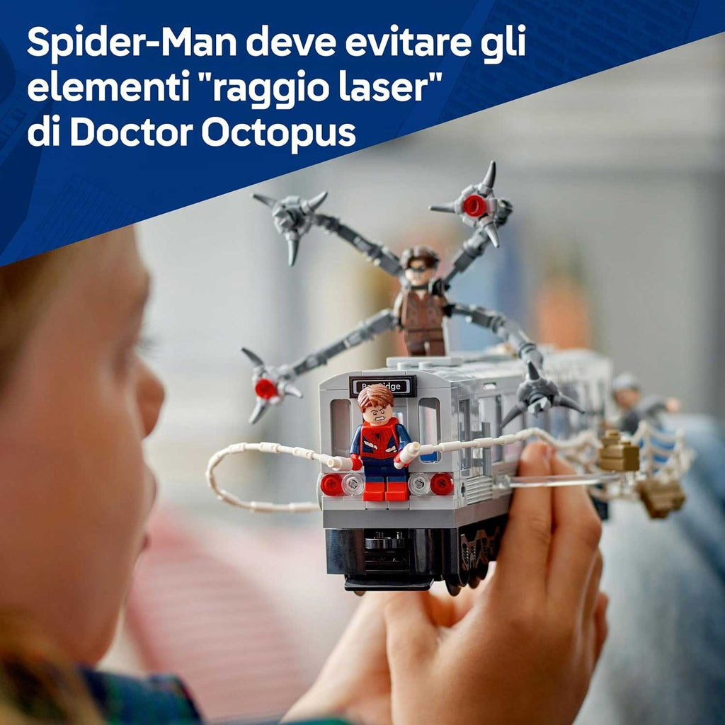 LEGO - Super Heroes Marvel Spider-Man Contro Doc Ock: Duello Sul Treno 76321
