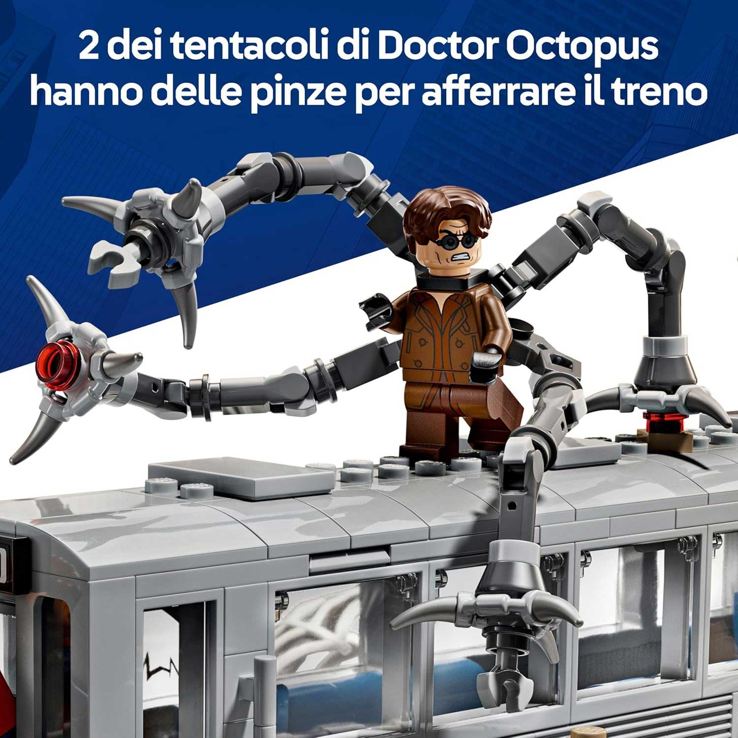 LEGO - Super Heroes Marvel Spider-Man Contro Doc Ock: Duello Sul Treno 76321
