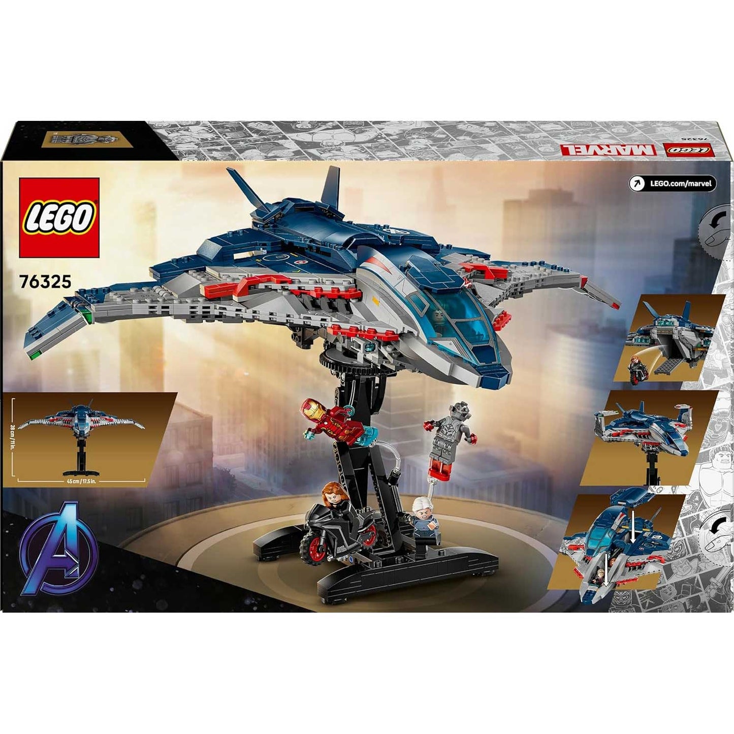 Lego - Super Heroes Marvel Quinjet Avengers: Age Of Ultron 76325