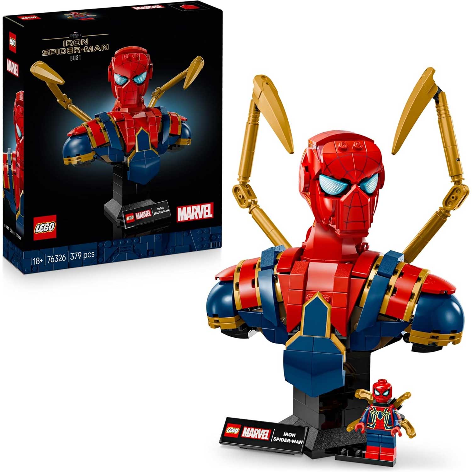 LEGO - Super Heroes Marvel Busto Di Iron Spider-Man 76326