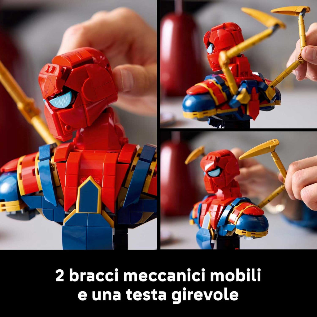 LEGO - Super Heroes Marvel Busto Di Iron Spider-Man 76326
