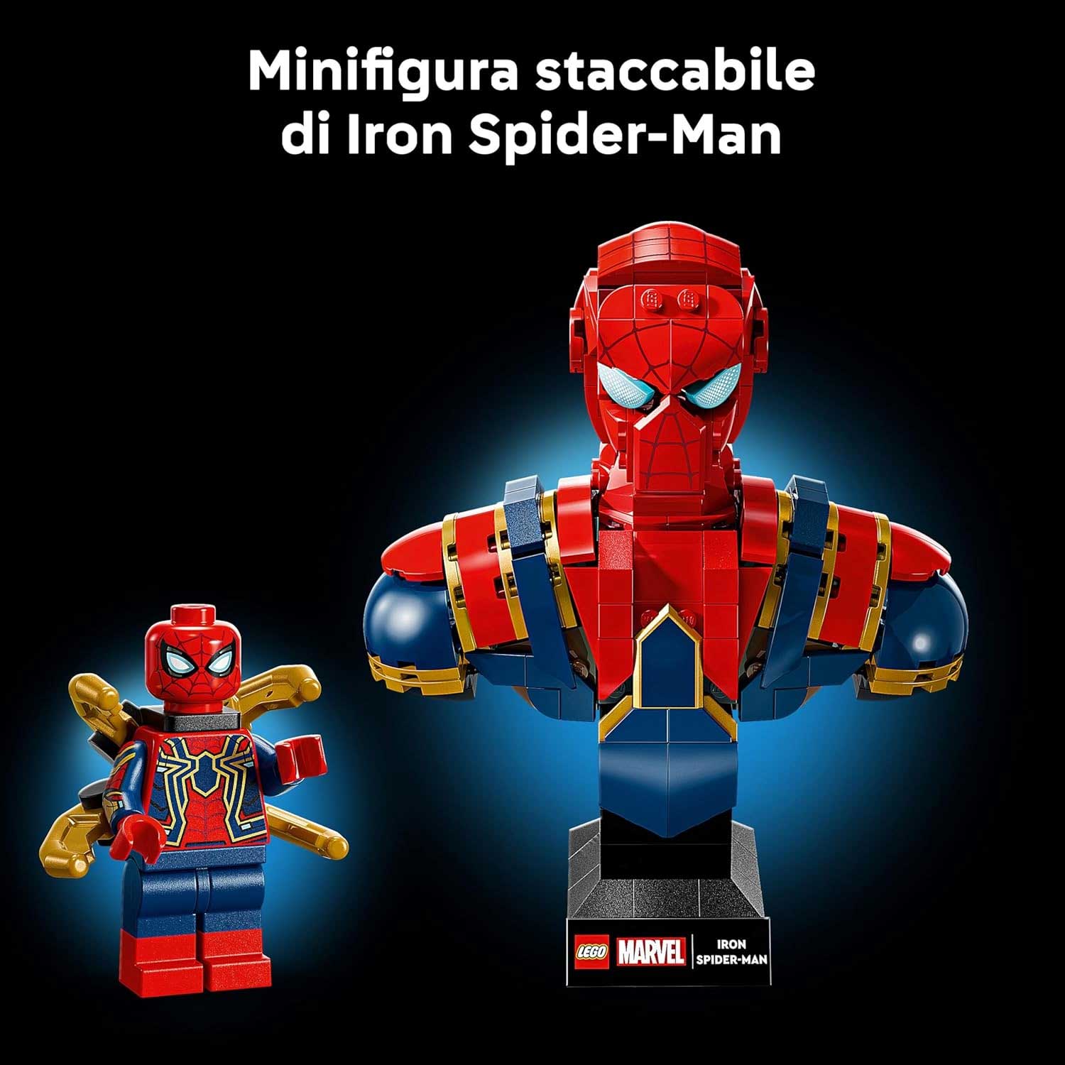 LEGO - Super Heroes Marvel Busto Di Iron Spider-Man 76326