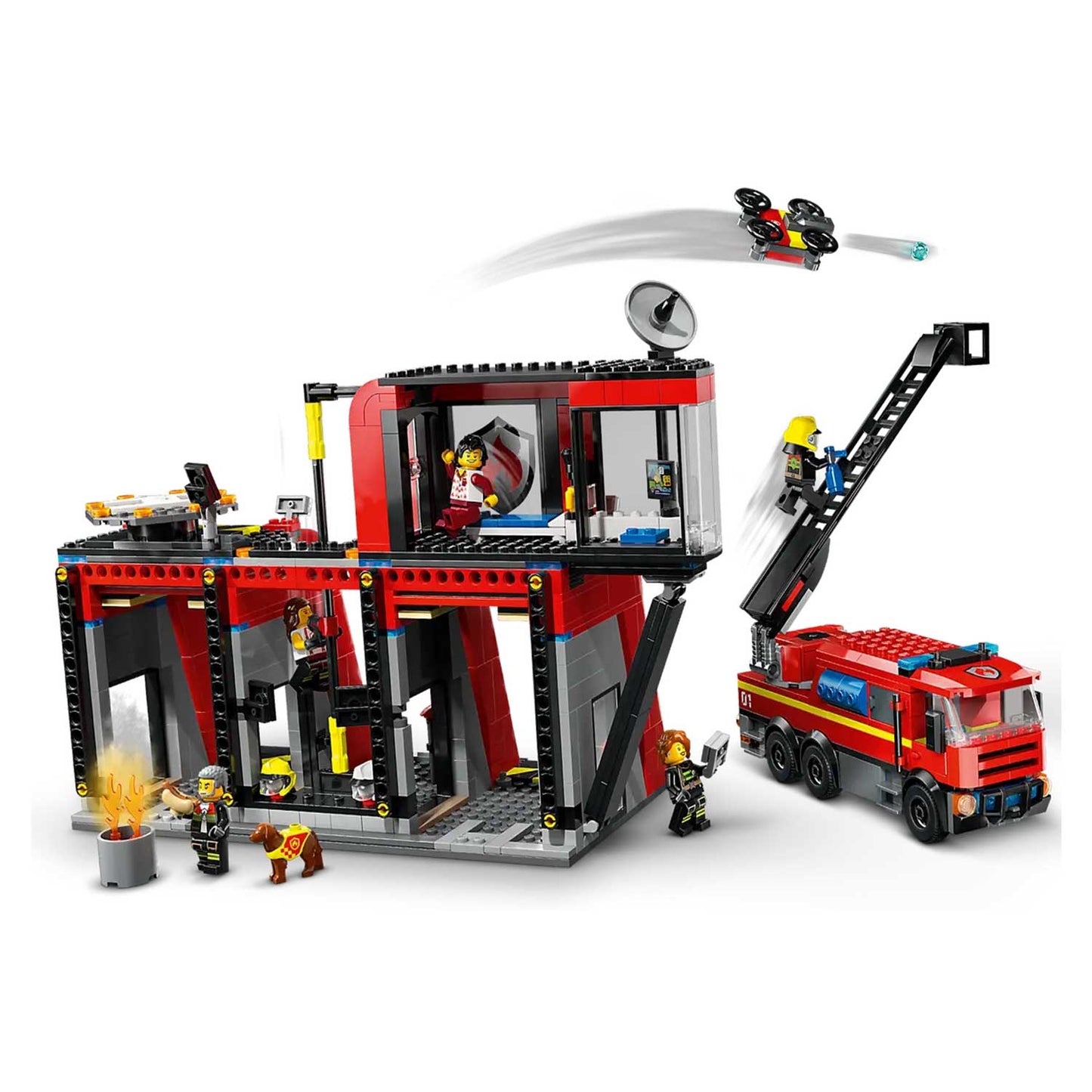 Lego - City Fire Fire Station and Fire Engine 60414