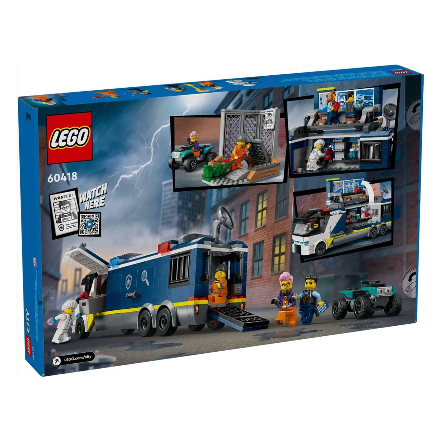 Lego - City Police Camion Laboratorio Mobile Della Polizia 60418