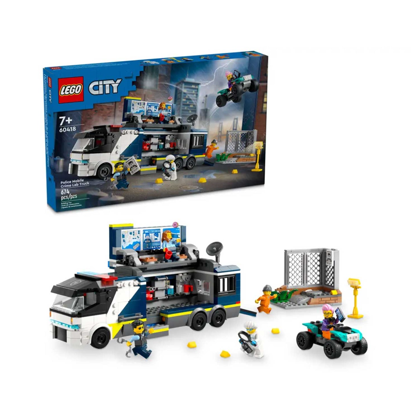 Lego - City Police Camion Laboratorio Mobile Della Polizia 60418