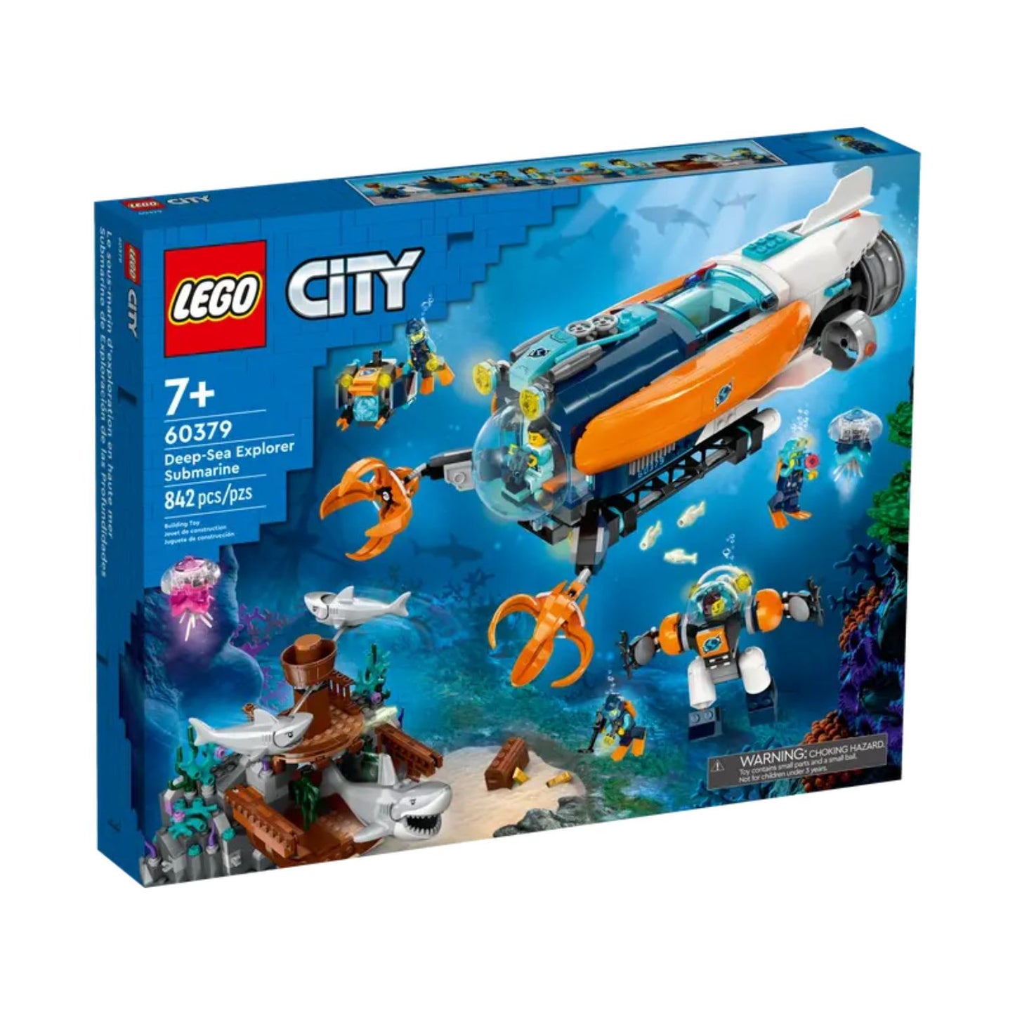 LEGO - City Sottomarino per esplorazioni abissali 60379