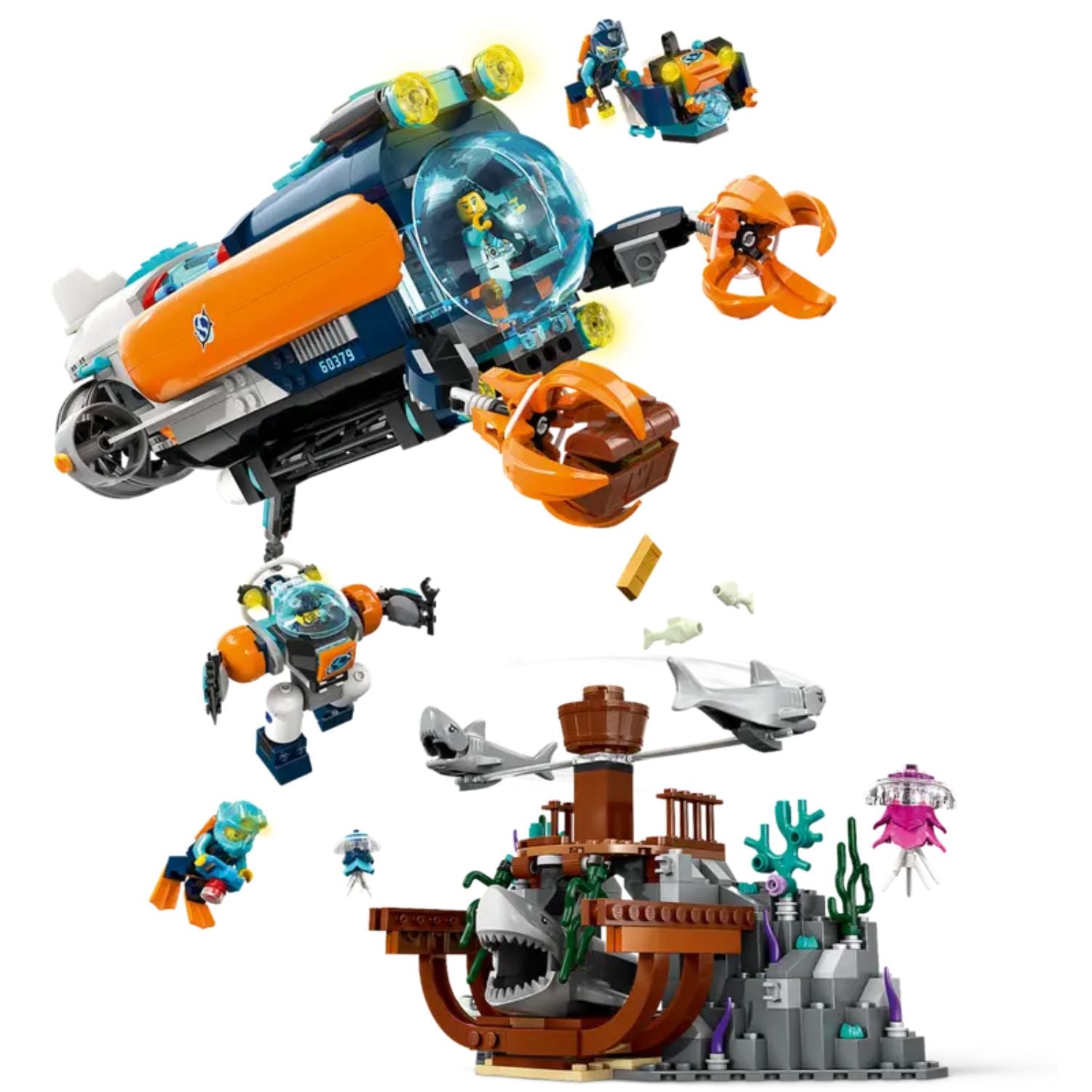 LEGO - City Sottomarino per esplorazioni abissali 60379