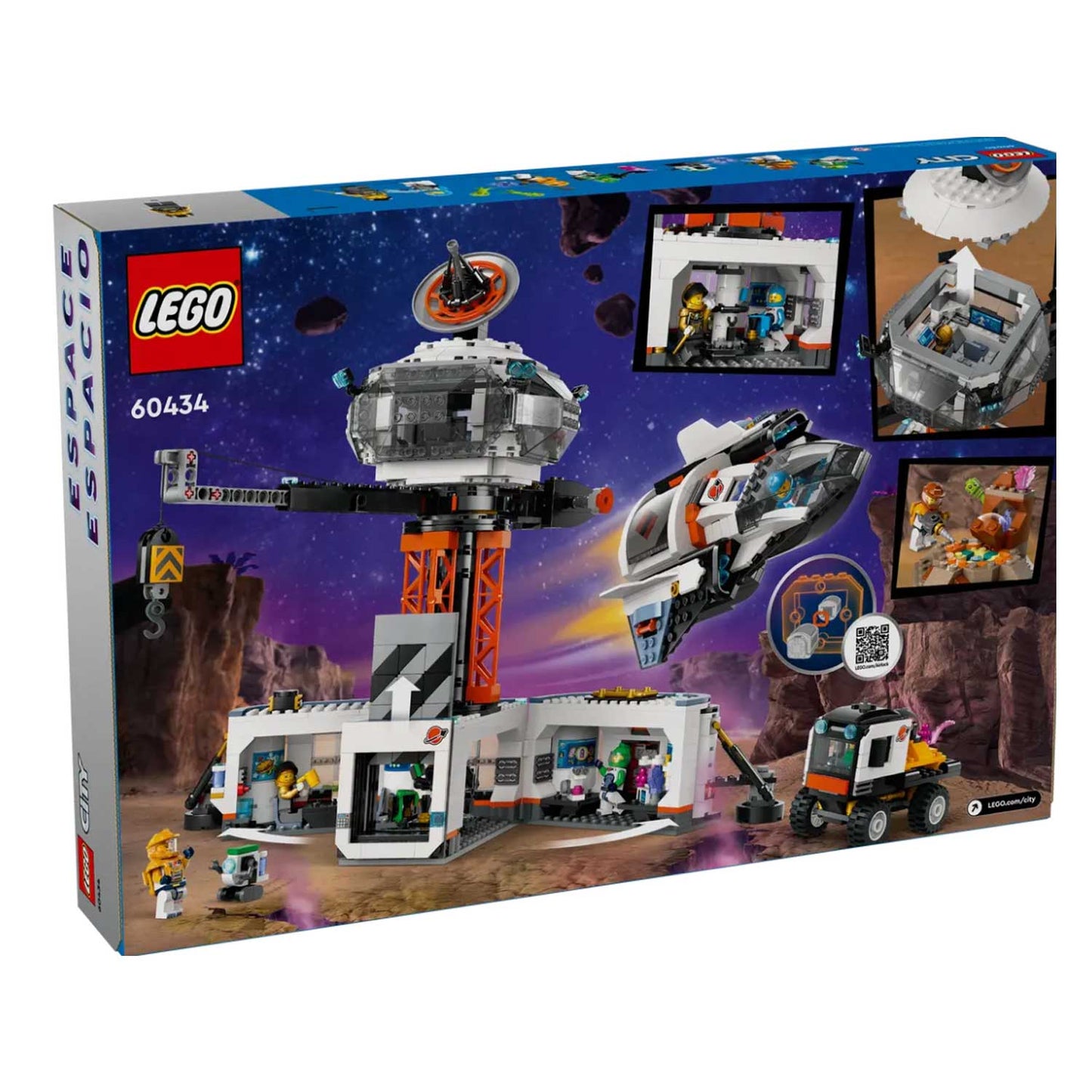 Lego -  City Space Base Spaziale E Piattaforma Di Lancio 60434