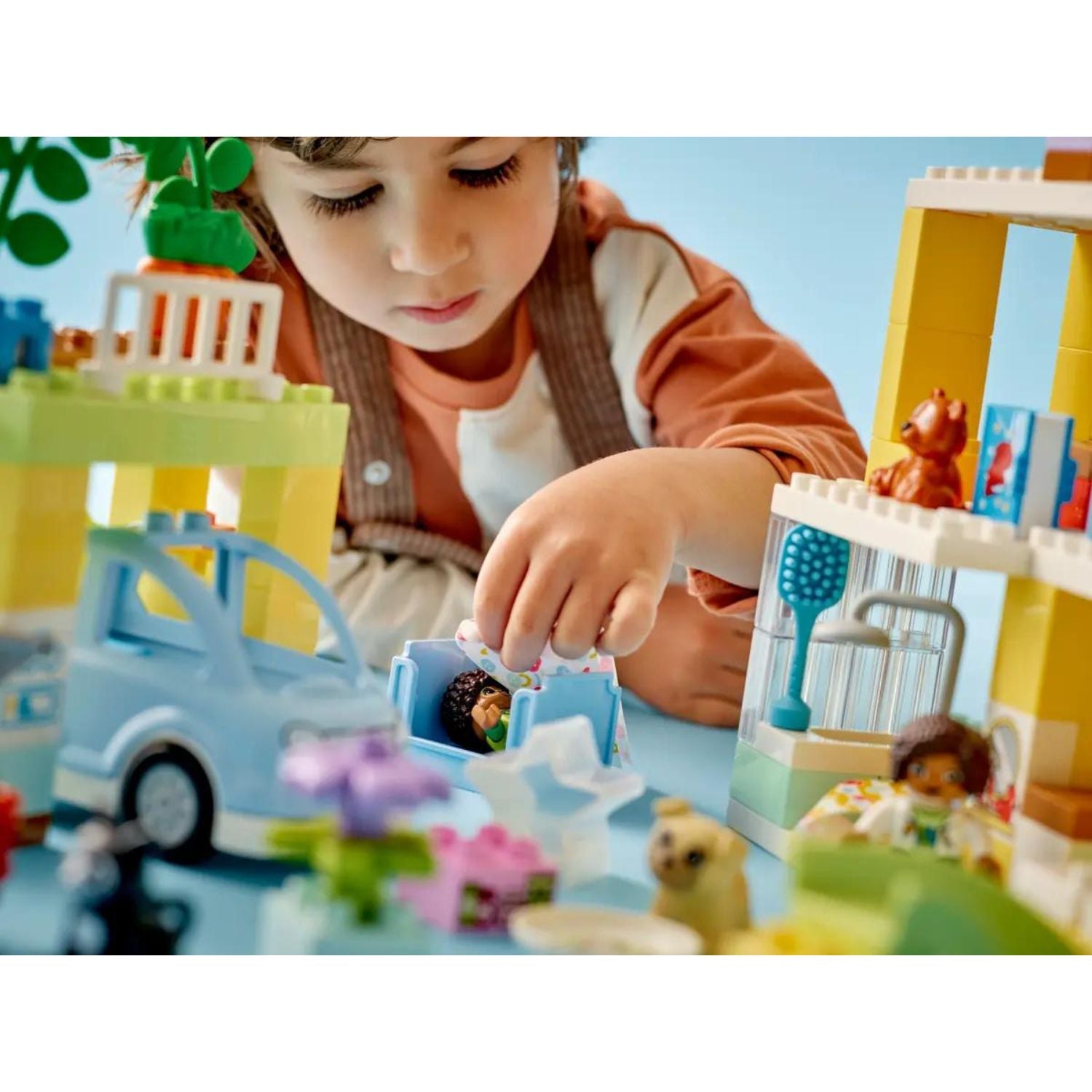 LEGO DUPLO 10994 Casetta 3 in 1, Casa delle Bambole, Auto Push-and-Go, 7  Figure e Mattoncino Luminoso per Bambini da 3+ Anni - LEGO - Duplo Town -  Edifici e architettura - Giocattoli