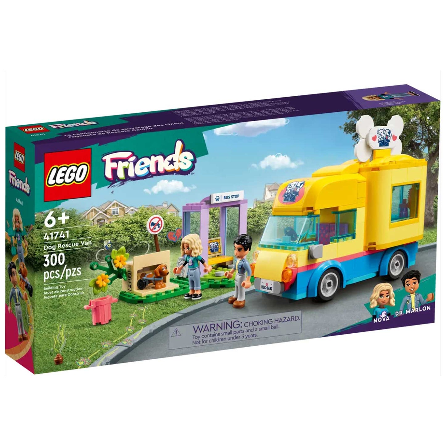 Lego - Friends Furgone di soccorso dei cani 41741