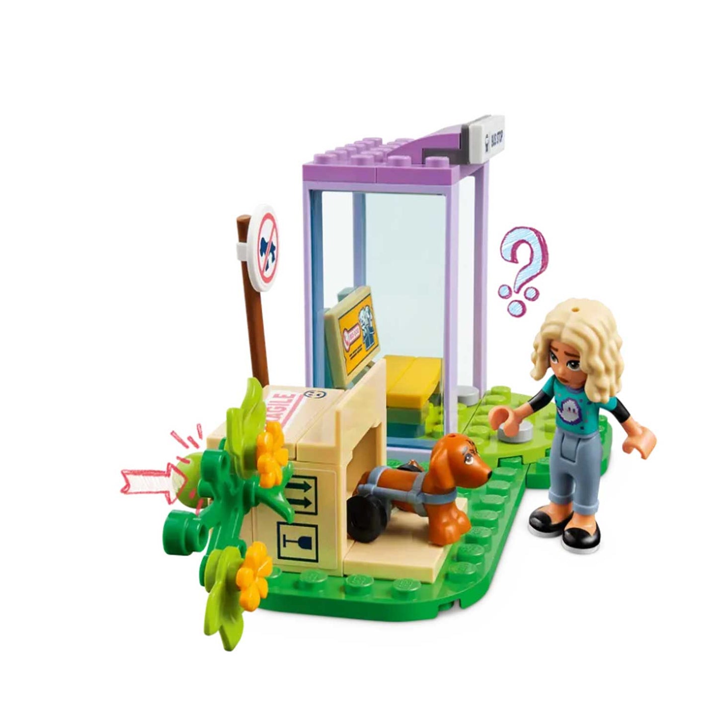 Lego - Friends Furgone di soccorso dei cani 41741
