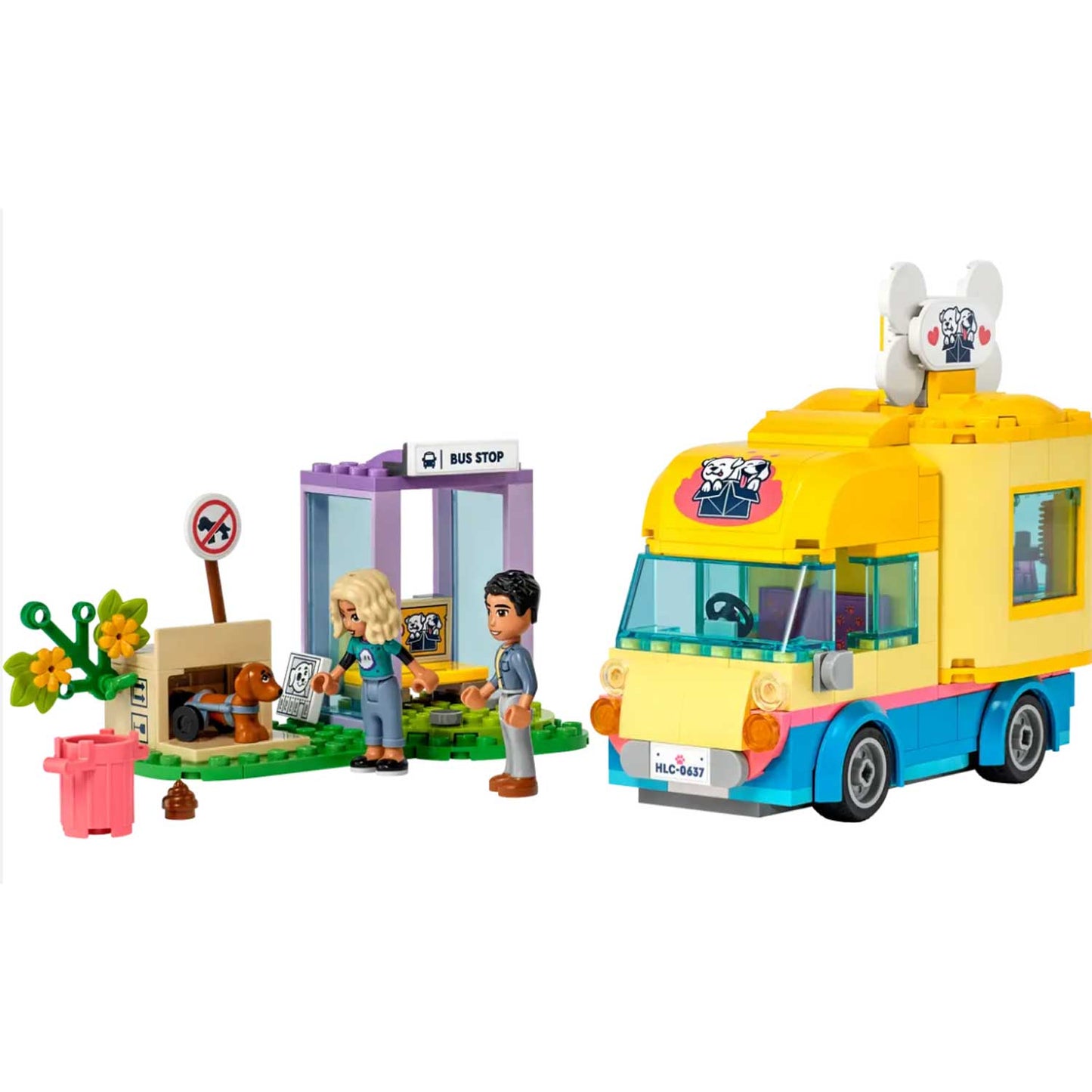 Lego - Friends Furgone di soccorso dei cani 41741