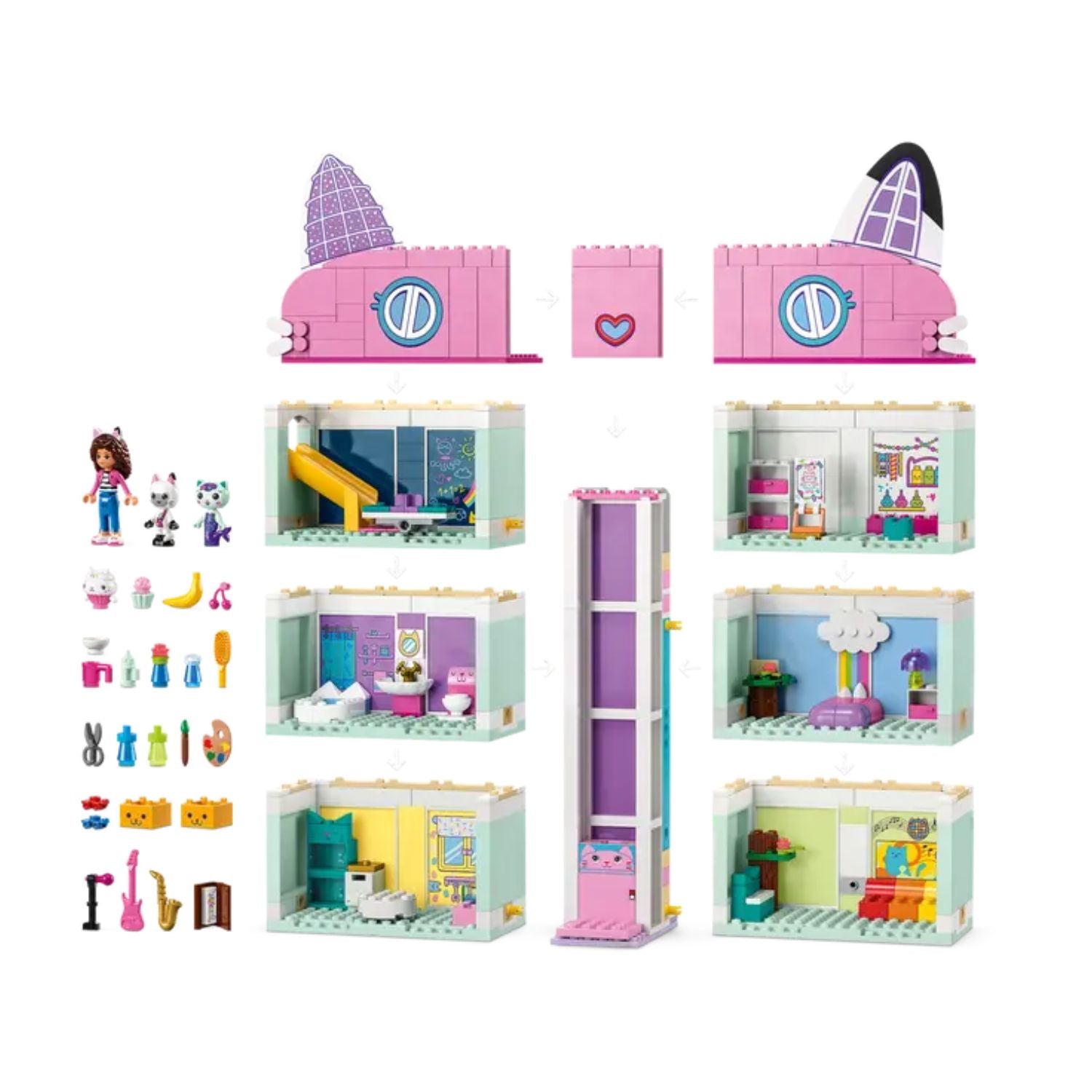 Lego - Gabby's Dollhouse La casa delle bambole di Gabby 10788 – Iperbimbo