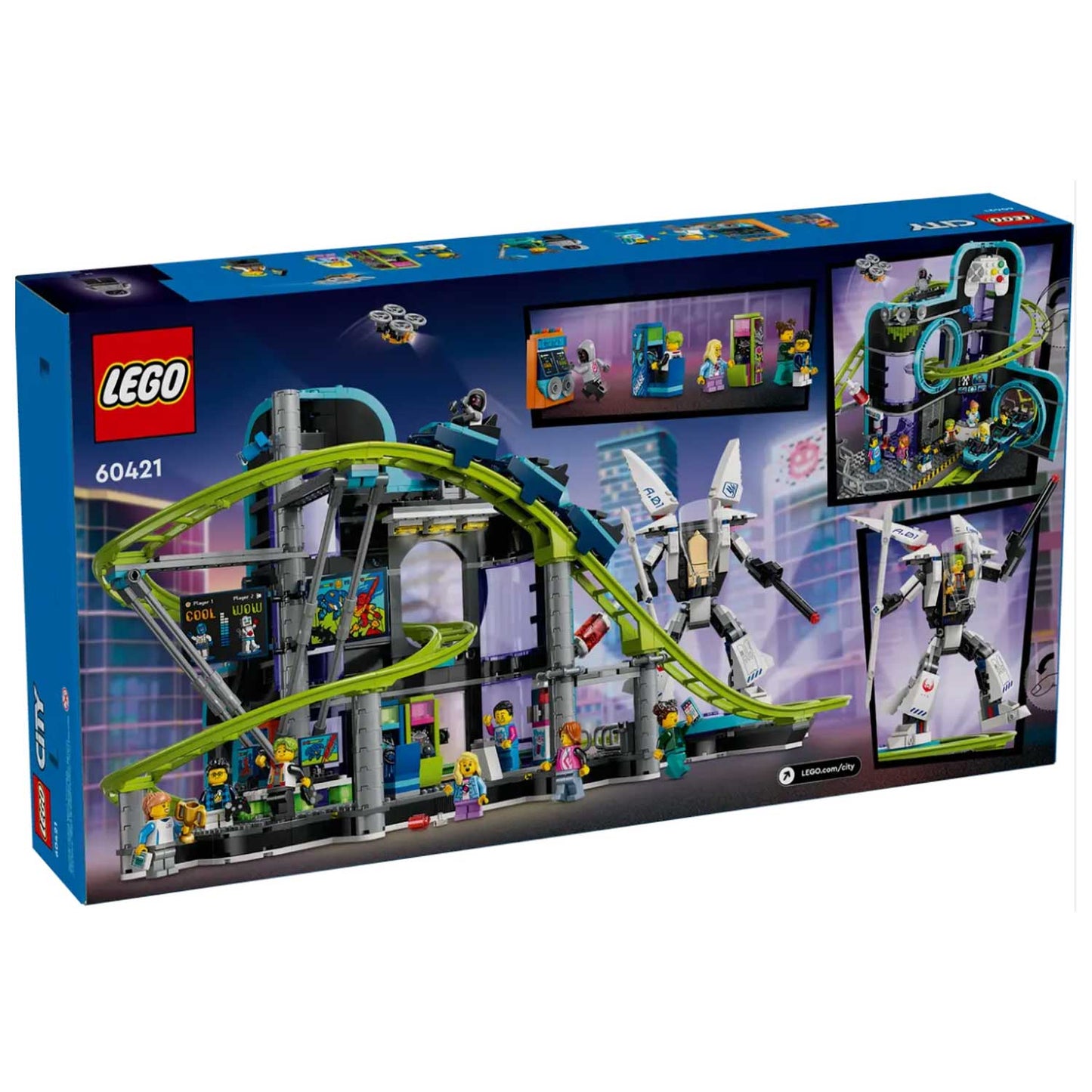 Lego - Lego City: Montagne Russe Di Robot World 60421