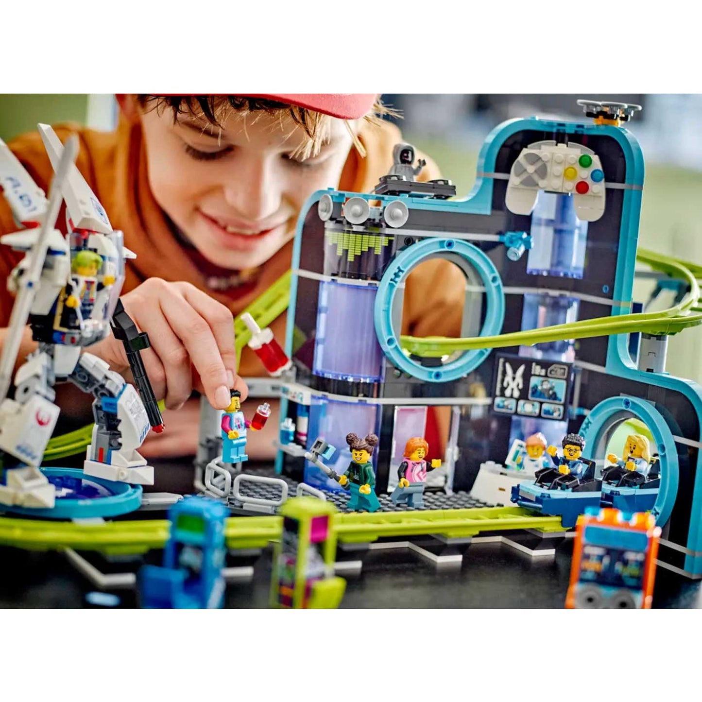 Lego - Lego City: Montagne Russe Di Robot World 60421
