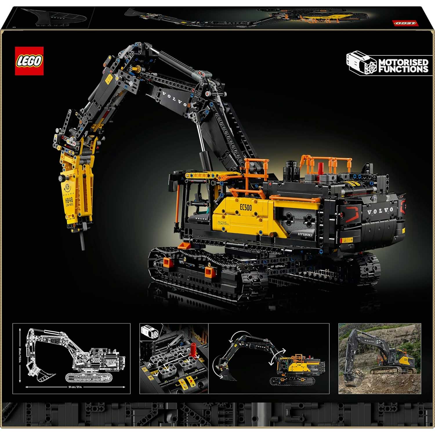 LEGO - Technic Escavatore Volvo Ec500 Hybrid 42215
