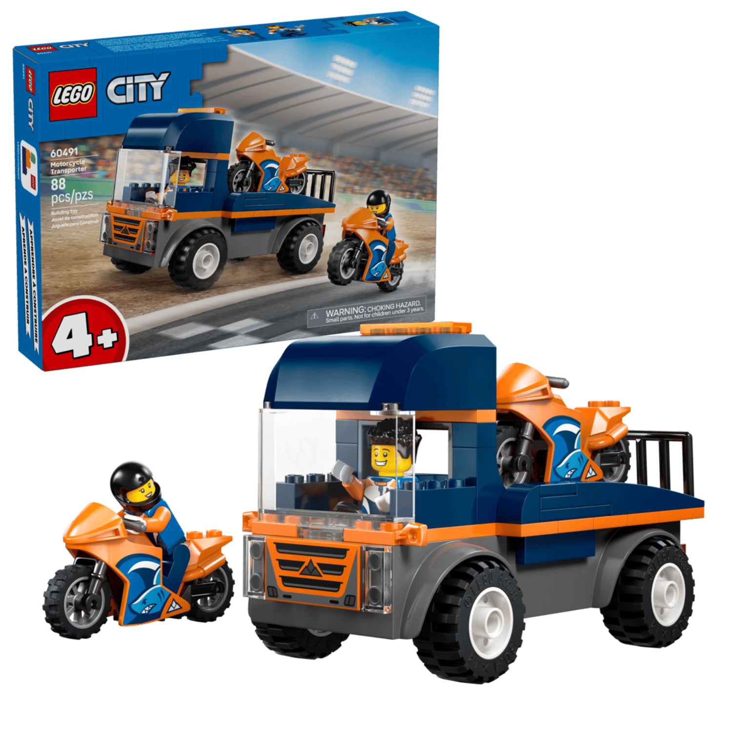 Lego - City Trasportatore di moto 60491