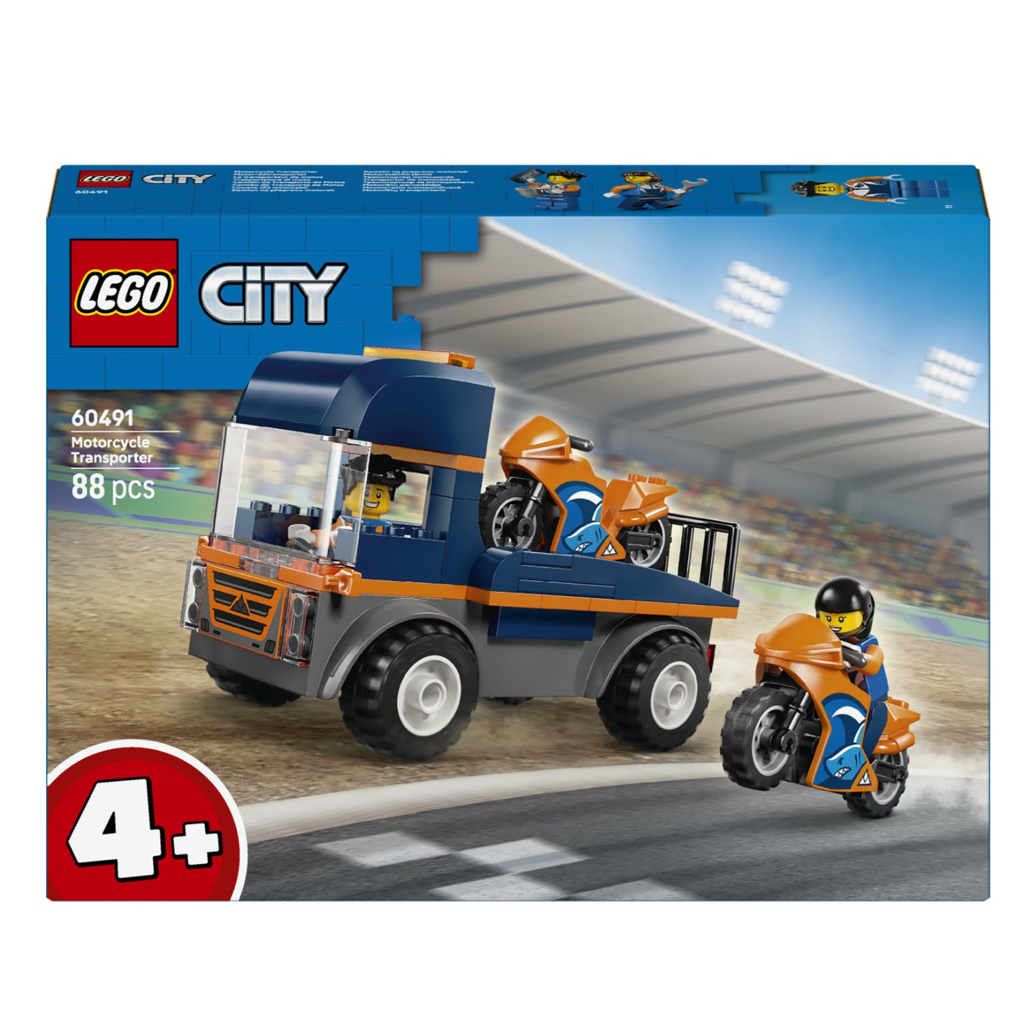 Lego - City Trasportatore di moto 60491