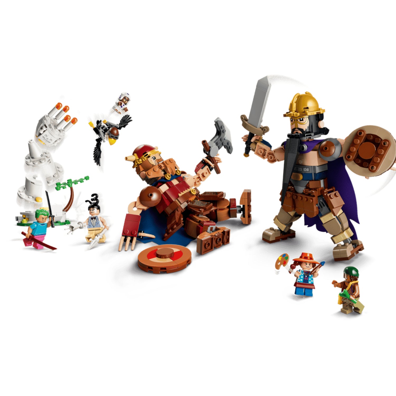 Lego - One Piece Dori contro Brogi Giganti di Little Garden 75644