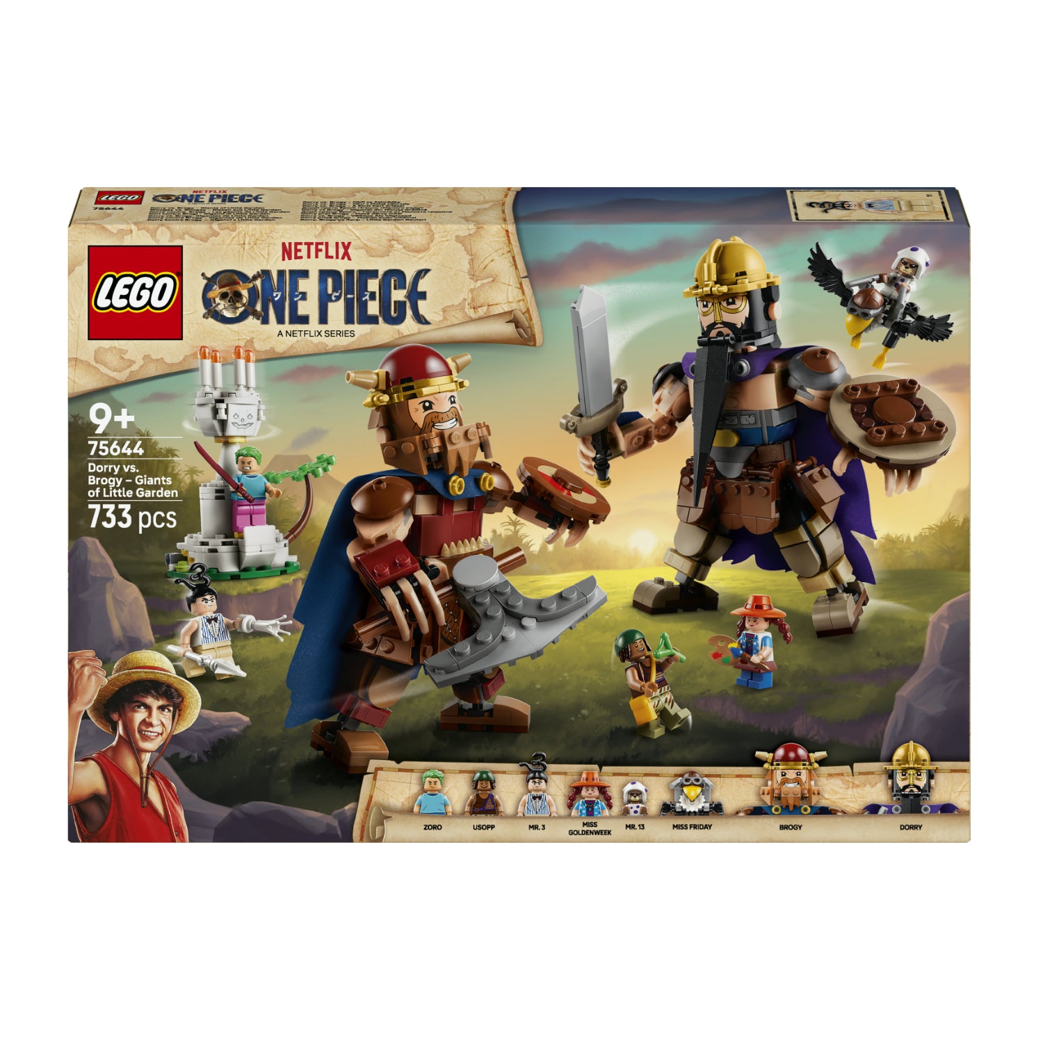 Lego - One Piece Dori contro Brogi Giganti di Little Garden 75644
