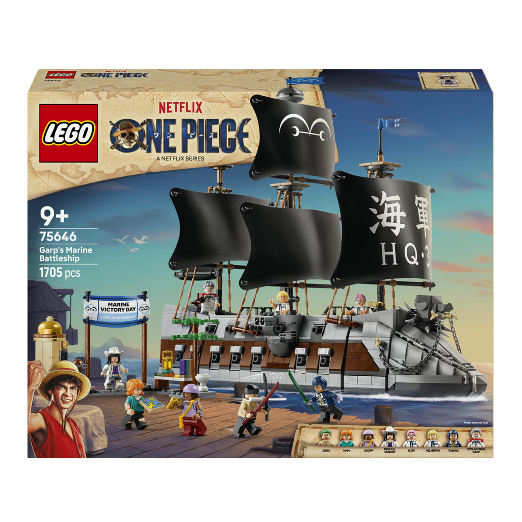 Lego - One piece La nave da guerra di Garp 75646