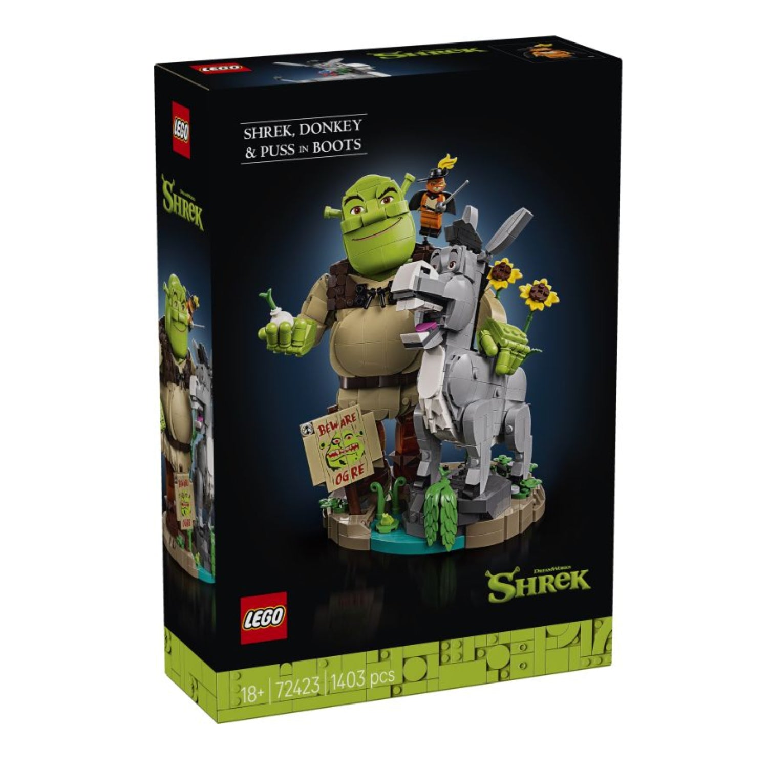 Lego - Shrek Ciuchino e Gatto con gli Stivali 72423