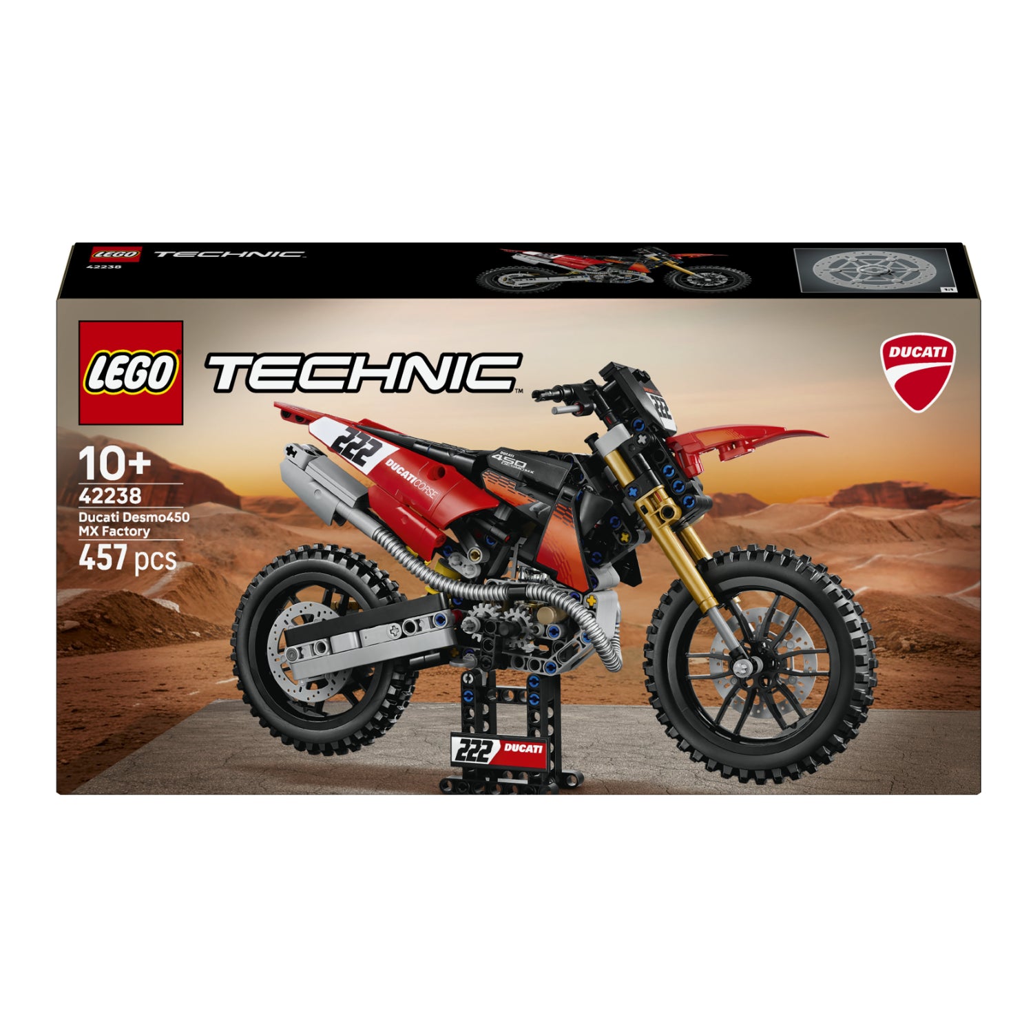 Lego - Technic Moto Ducati Desmo 450 MX Factory 42238
