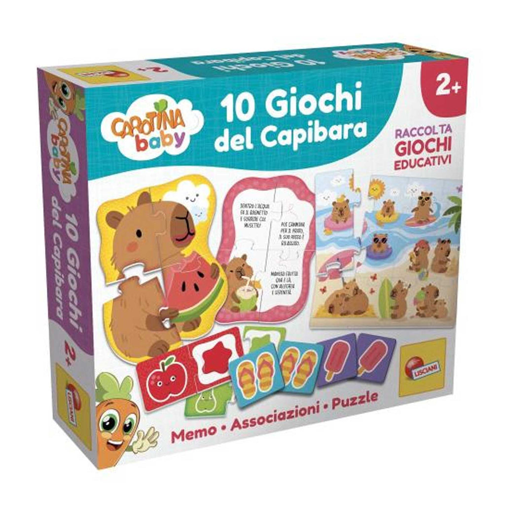 Lisciani - Carotina Baby 10 Giochi Del Capibara