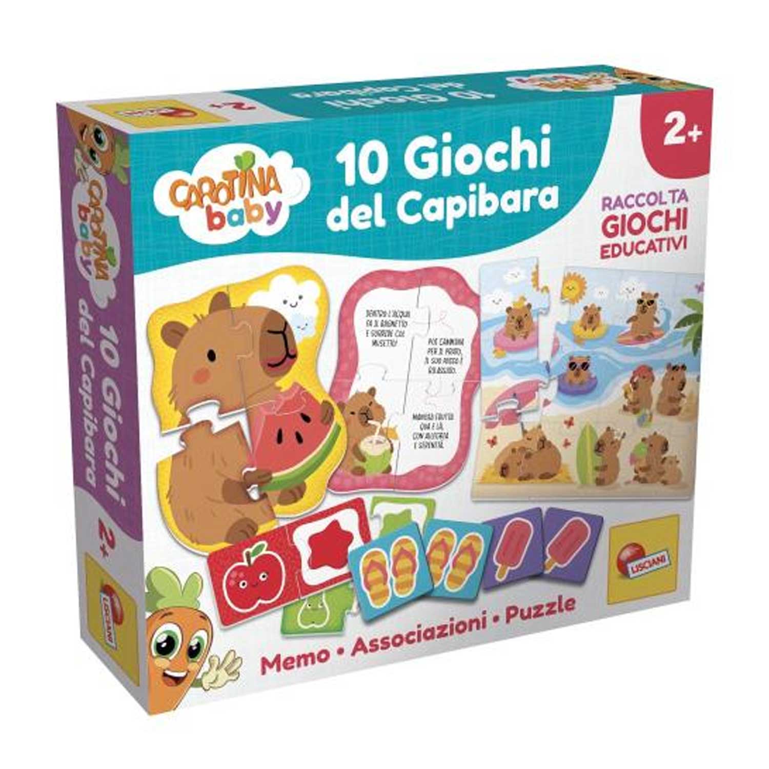 Lisciani - Carotina Baby 10 Giochi Del Capibara