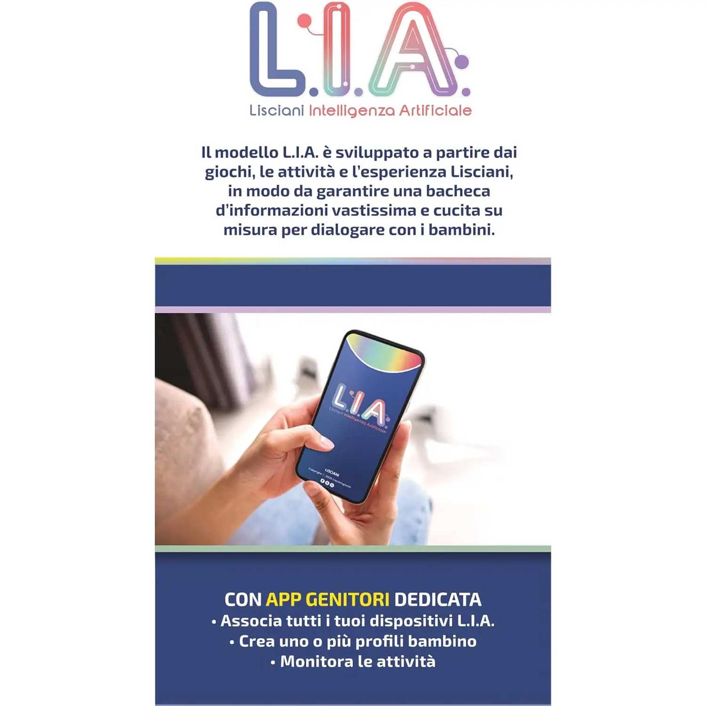 Lisciani - Hi Tech Educativo L.I.A. Carotina Intelligente