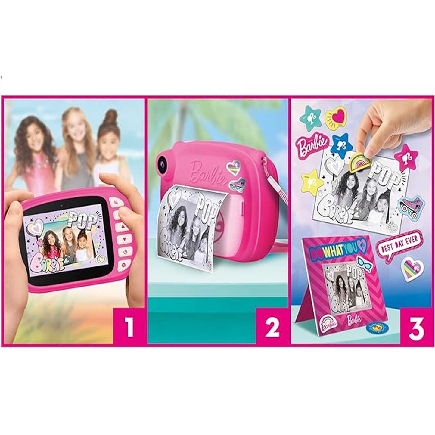 Lisciani - Hi-tech Barbie prints instant photos 97050