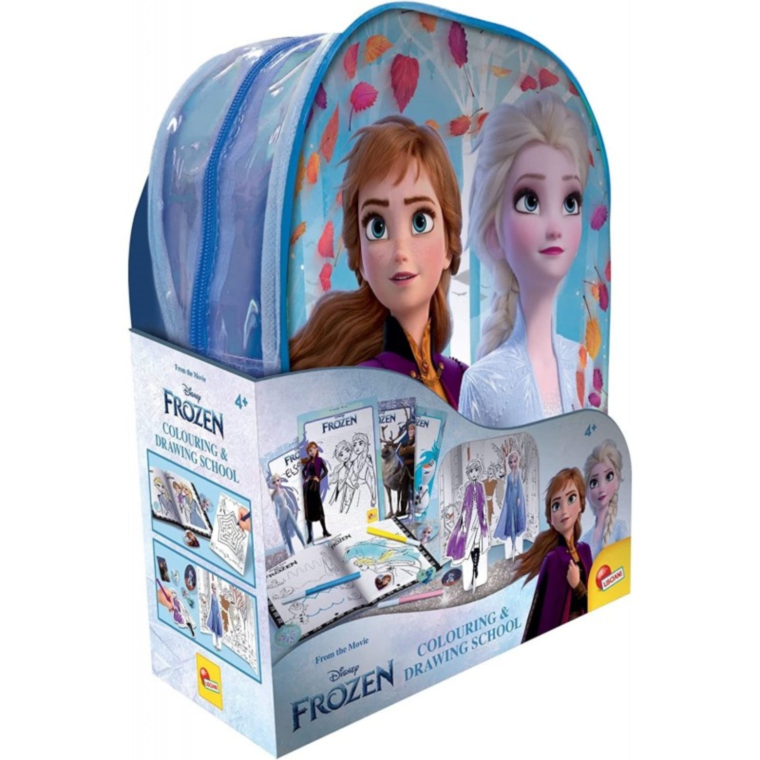 Lisciani - Frozen Zainetto Colouring And Drawing School