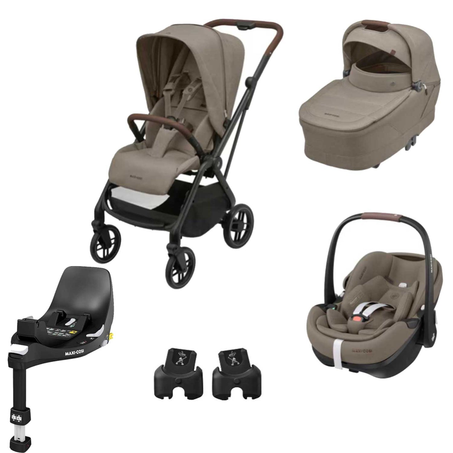 Maxi Cosi - Trio Leona2 con Pebble 360 Pro2+Base Auto 360 Pro Omaggio