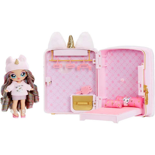 MGA - Na Na Na Surprise 3-in-1 Backpack Bedroom Unicorn Playset