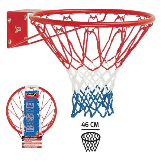 Mandelli - Canestro Regolamentare Con Rete Usa Da 46 Cm