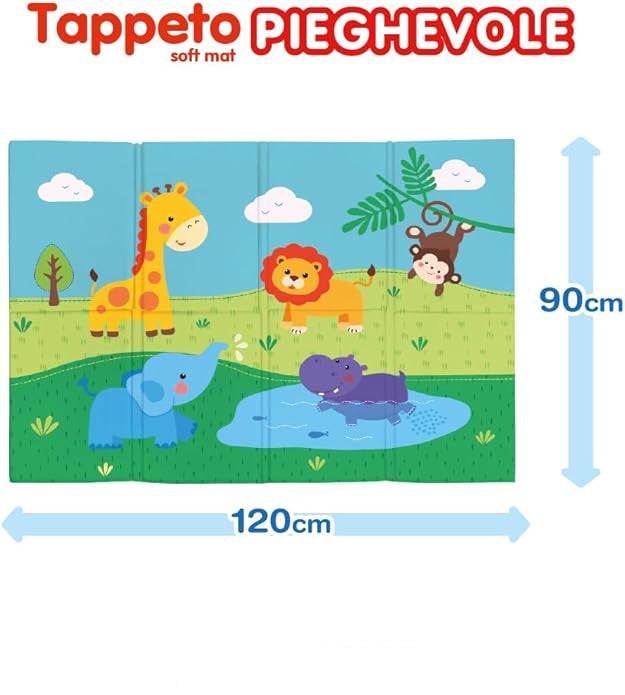 Mandelli - Tappeto Pieghevole "Giungla"