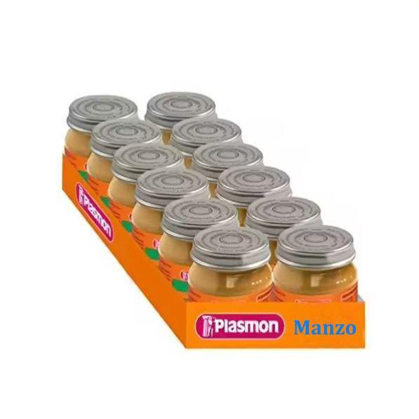 Plasmon - Omogenizzato Carne Manzo: Confezione 12x80 gr