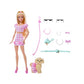 Mattel - Barbie Cuccioli A Passeggio Pois Rosa JFP36