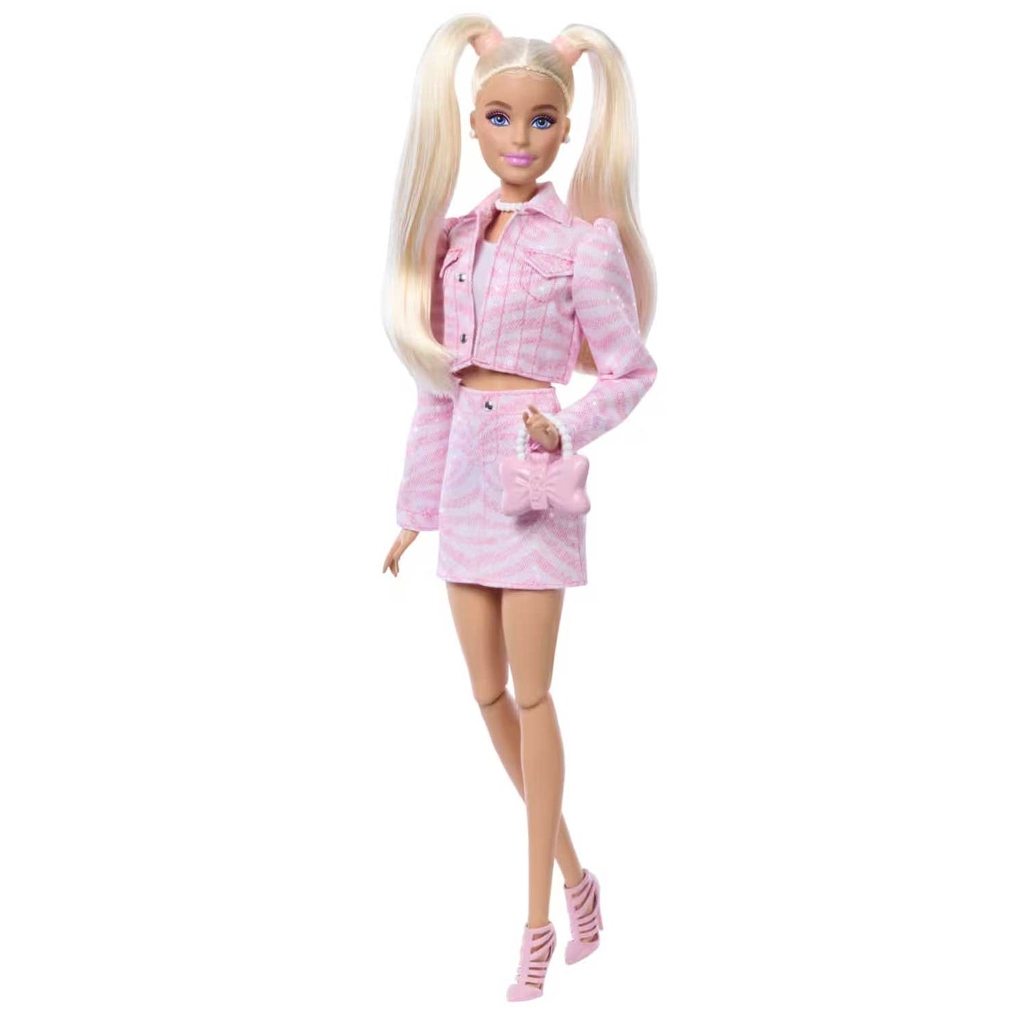 Mattel - Barbie Fashionistas Deluxe Style Denim Rosa JJN69