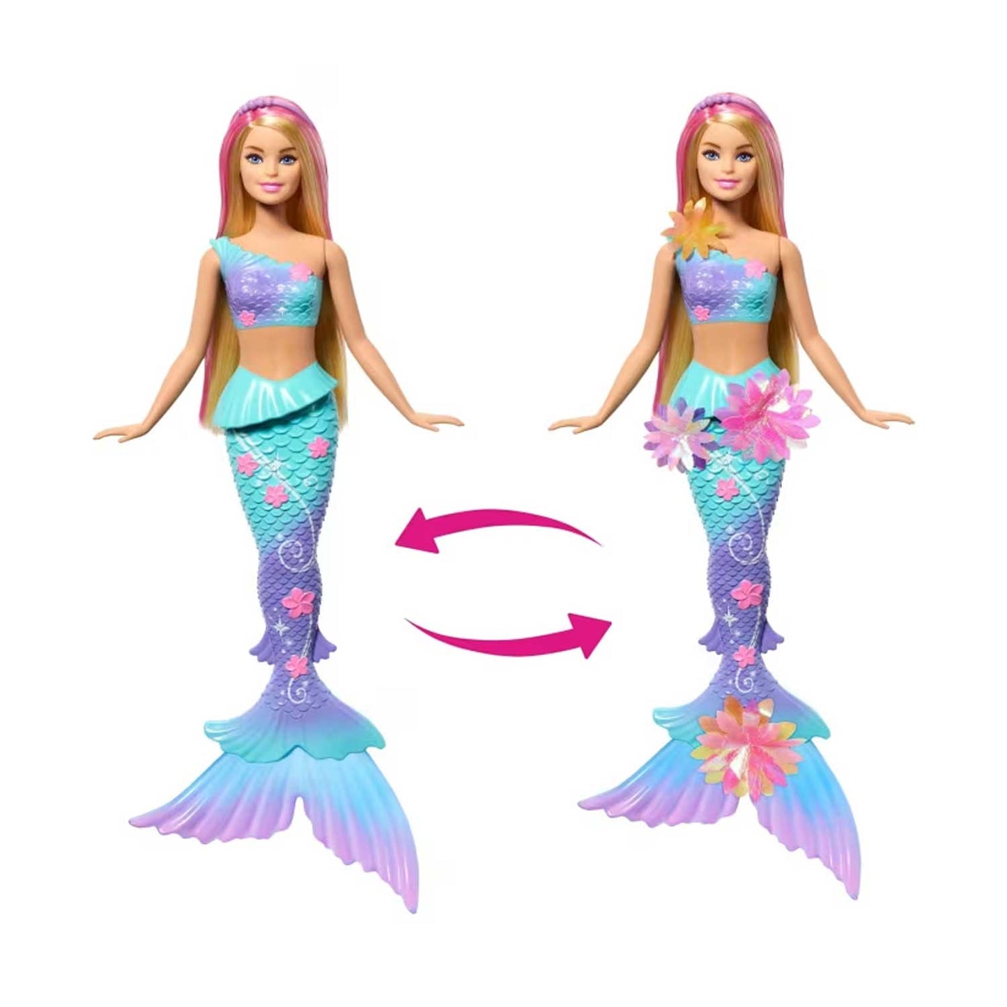 Mattel - Barbie Sirena Magici Fiori JDM72