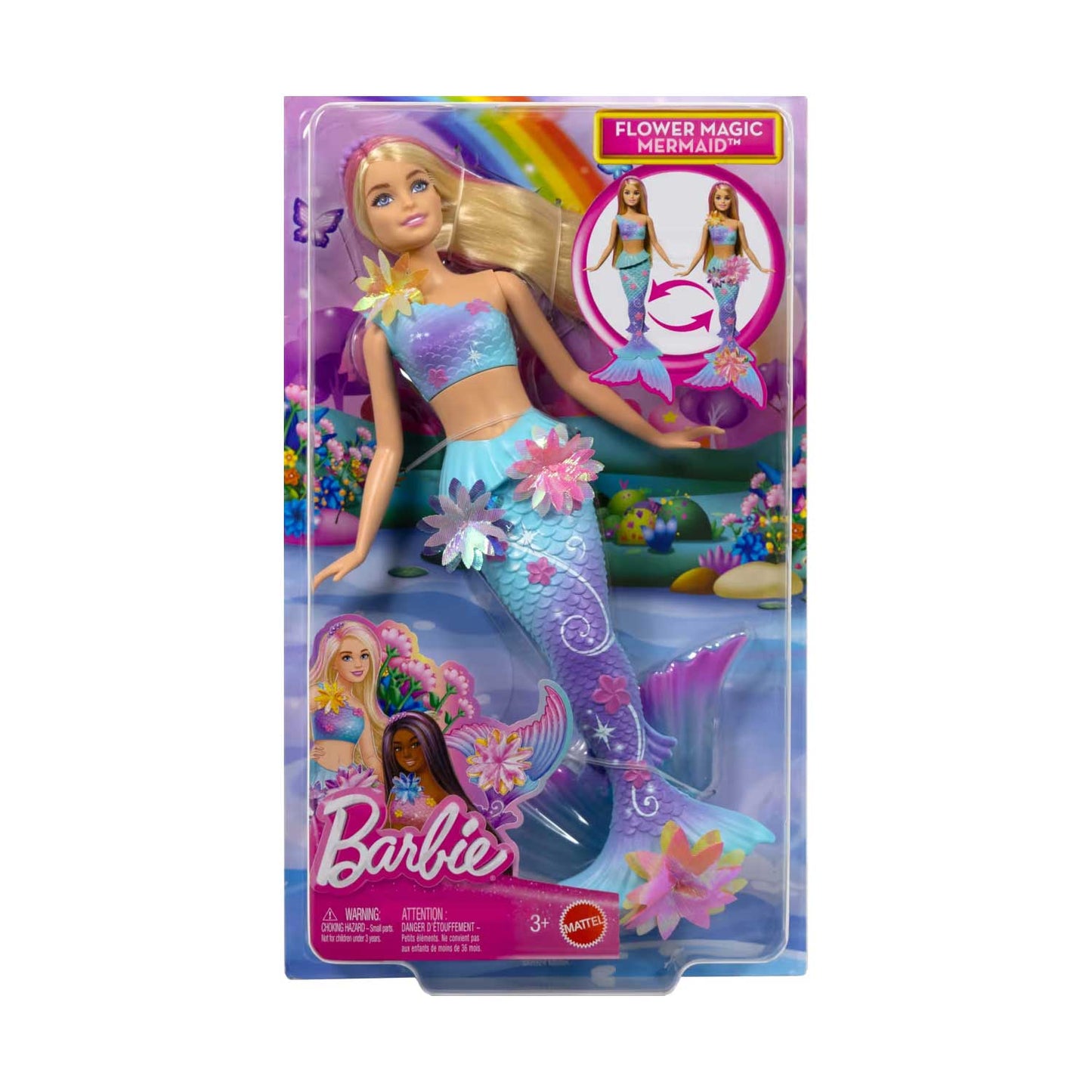 Mattel - Barbie Sirena Magici Fiori JDM72