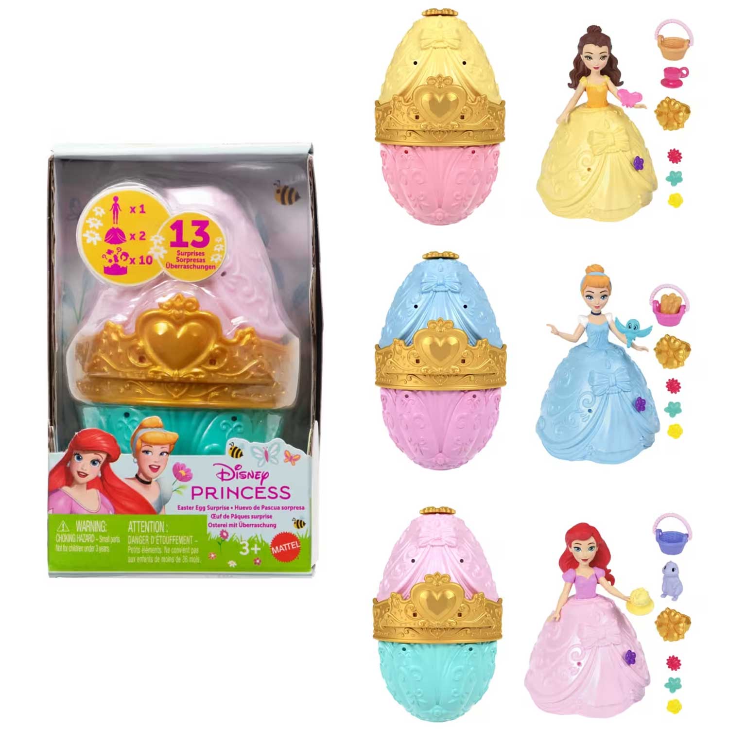 Mattel - Disney Princess Uova Di Pasqua Fiabe Magiche JHG92