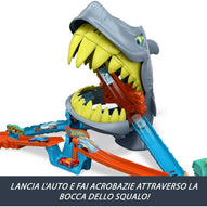 Mattel - Hot Wheels Attacco Del Mega Squalo JHL96