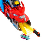 Mattel - Hot Wheels City Drago Trasportatore Trasformabile JBM72