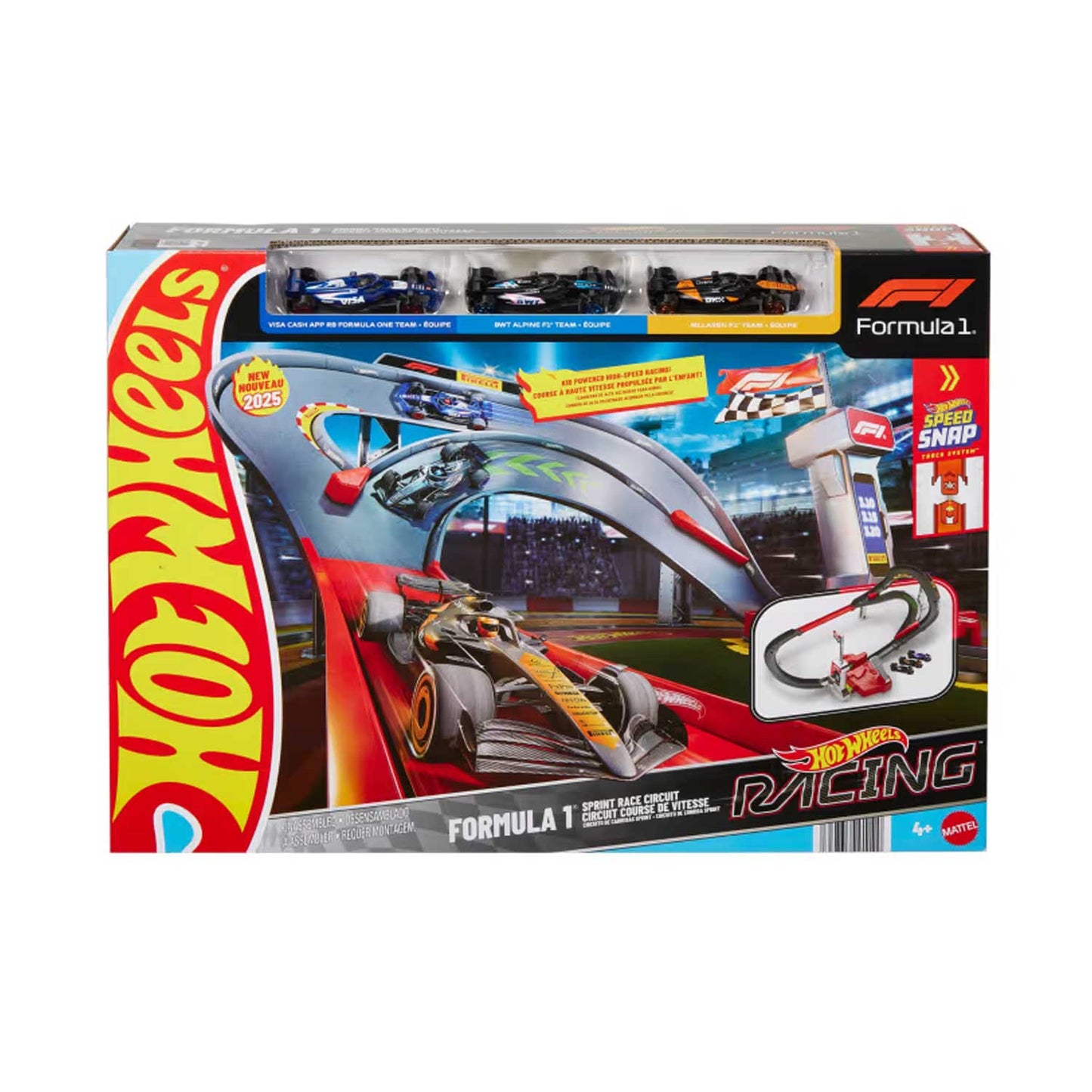 Mattel - Hot Wheels Racing F1  Circuito Super Sprint Formula 1 JDY15