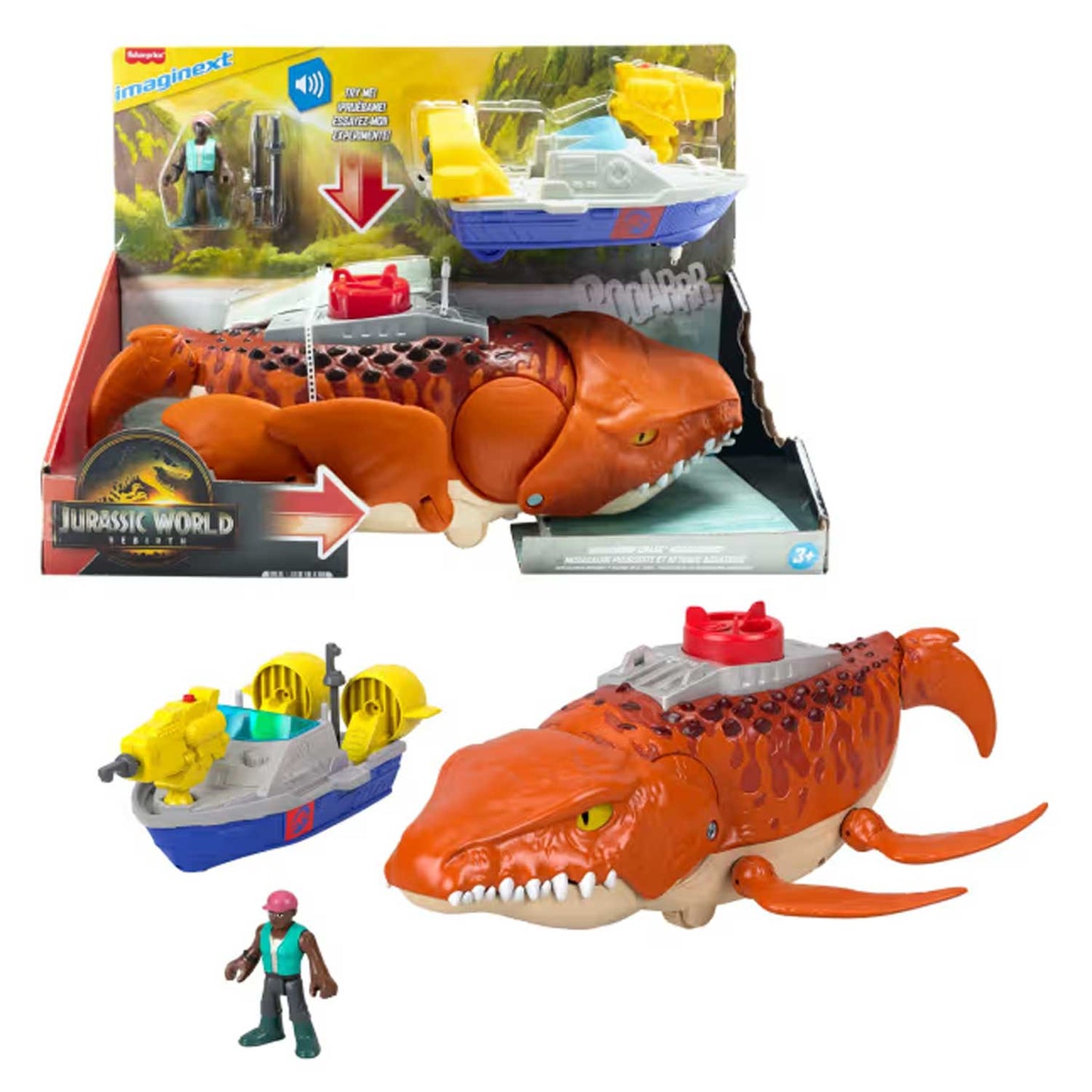 Mattel - Jurassic World Imaginext Mososauro JFR23