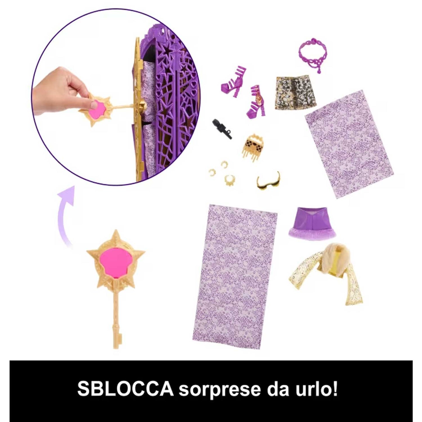 Mattel - Monster High Segreti Da Brivido Serie 6 Clawdeen JBG80