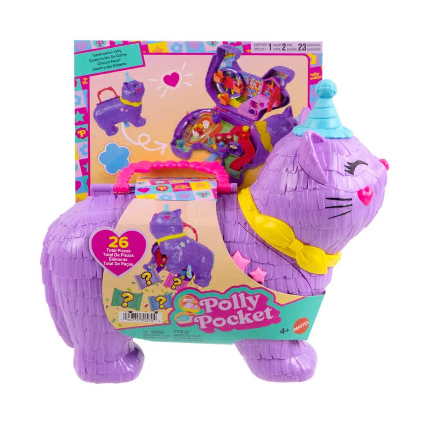 Mattel - Polly Pocket Gattino Delle Feste JFT90