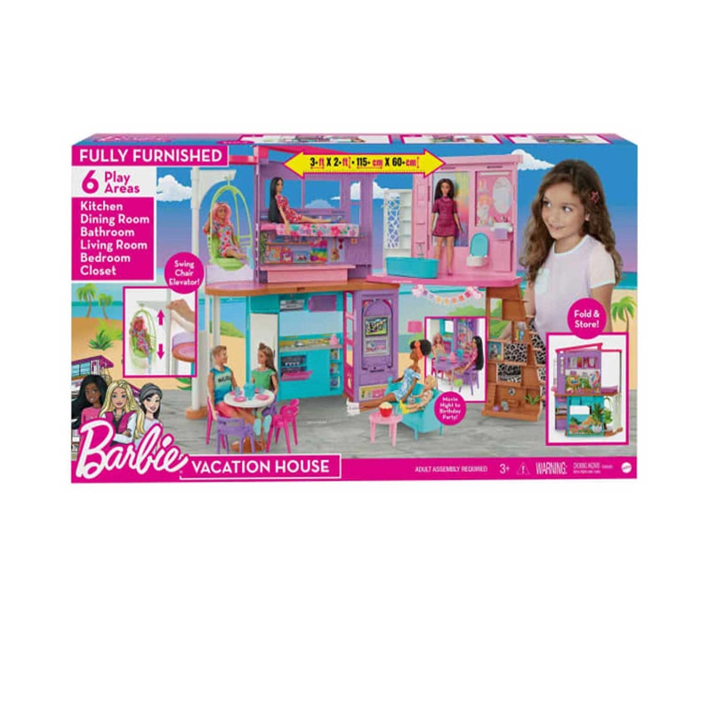 Mattel - Barbie House of Malibu HCD50